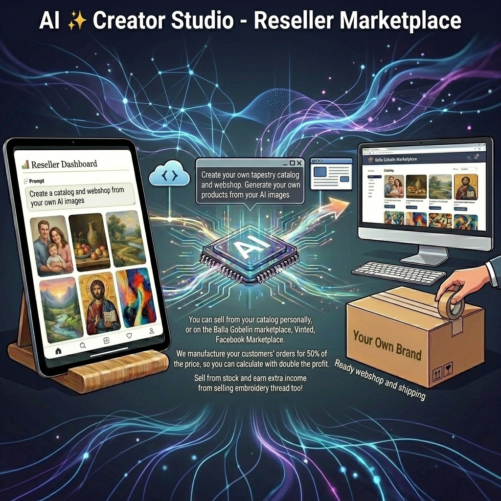 Bella Gobelin Marketplace – reseller opportunities