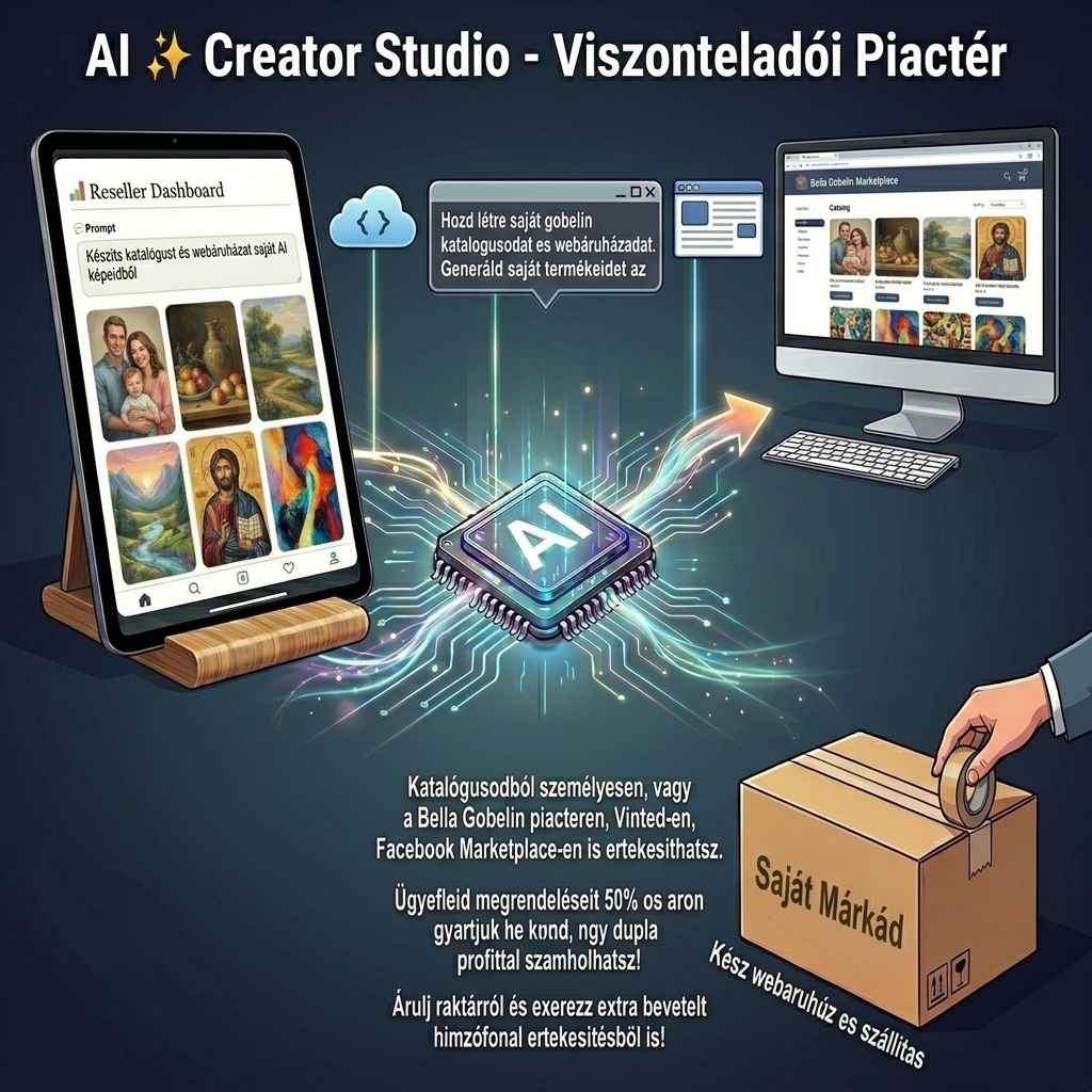 Bella Gobelin Marketplace – viszonteladói lehetőségek