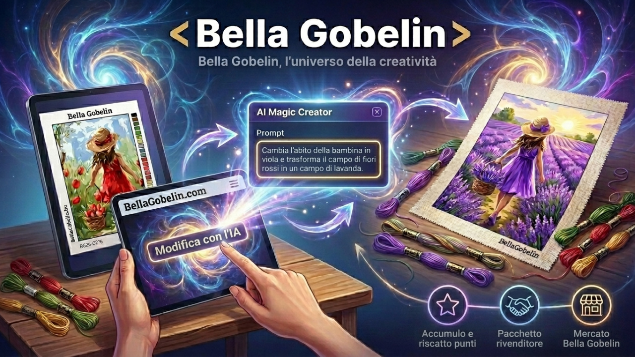 Creatore di cataloghi magici AI – Bella Gobelin