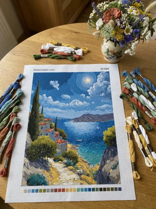 House at the Cove (Gobelins tapestry)