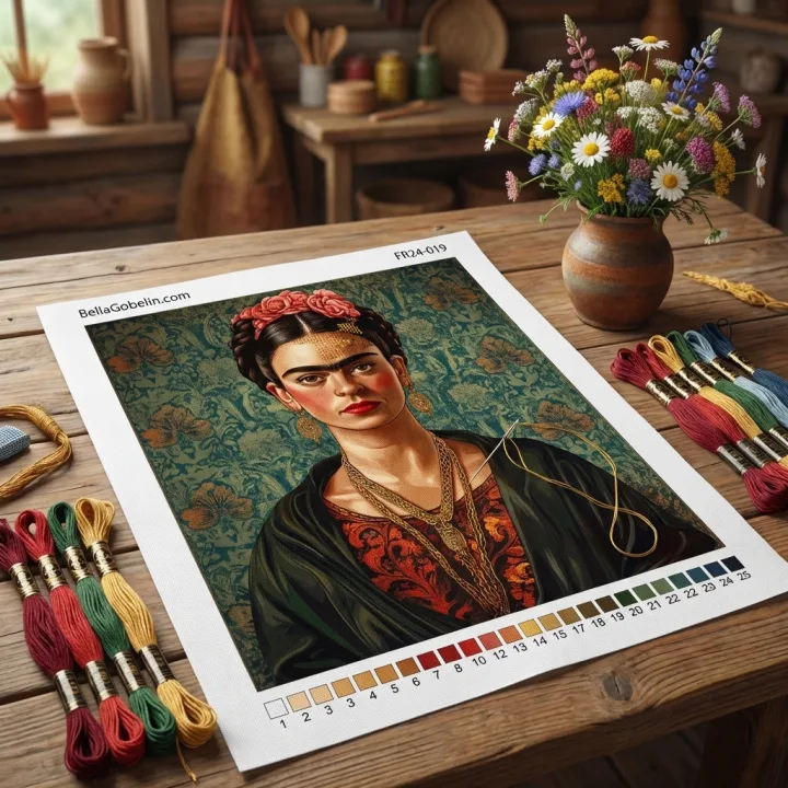 Portret ta' Frida Kahlo – FR24-019