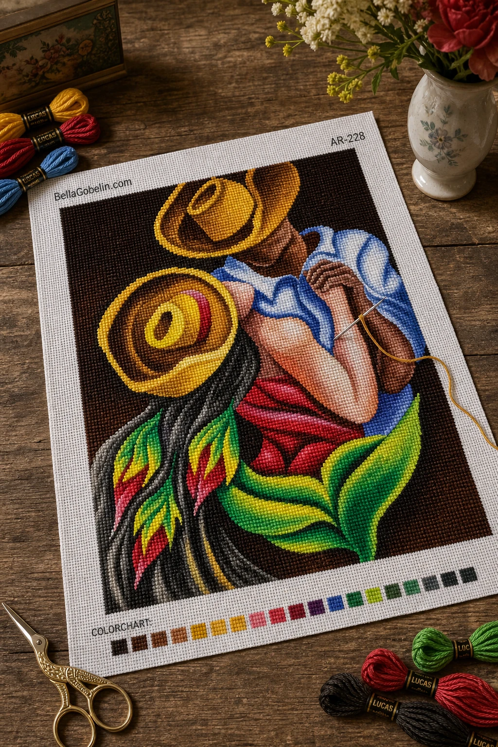 Pareja de baile mexicana