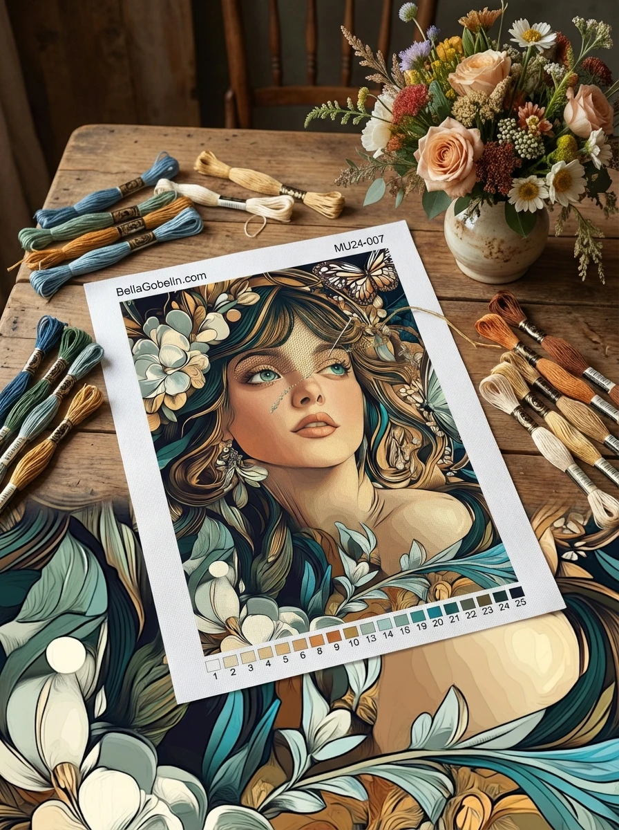 Stile Mucha: La donna desiderosa