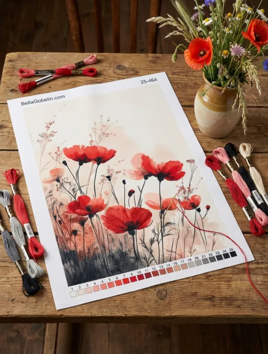 Poppy painting – 25-464