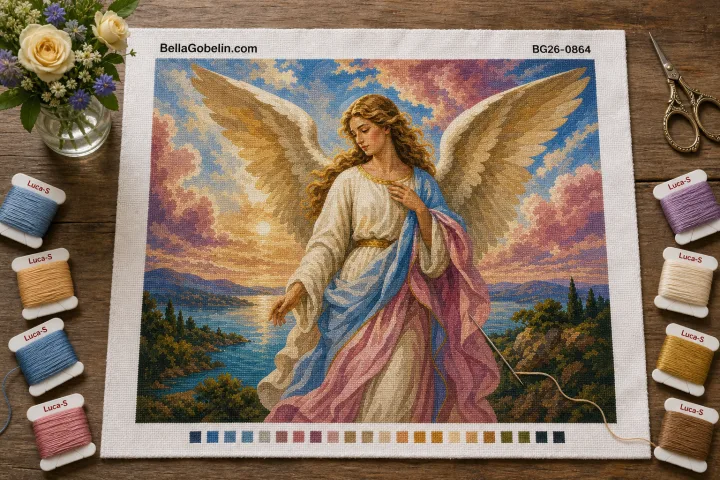Anjo feminino clássico elegante