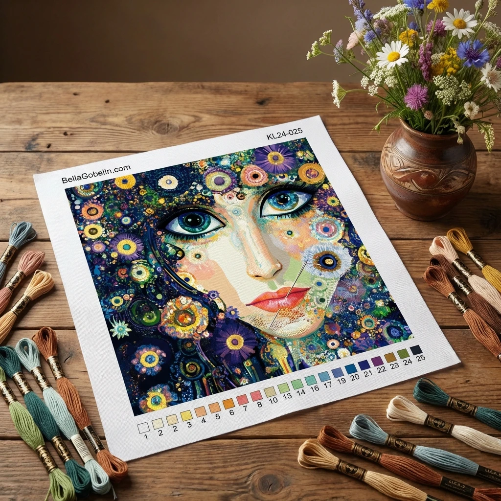 Style Klimt : Yeux