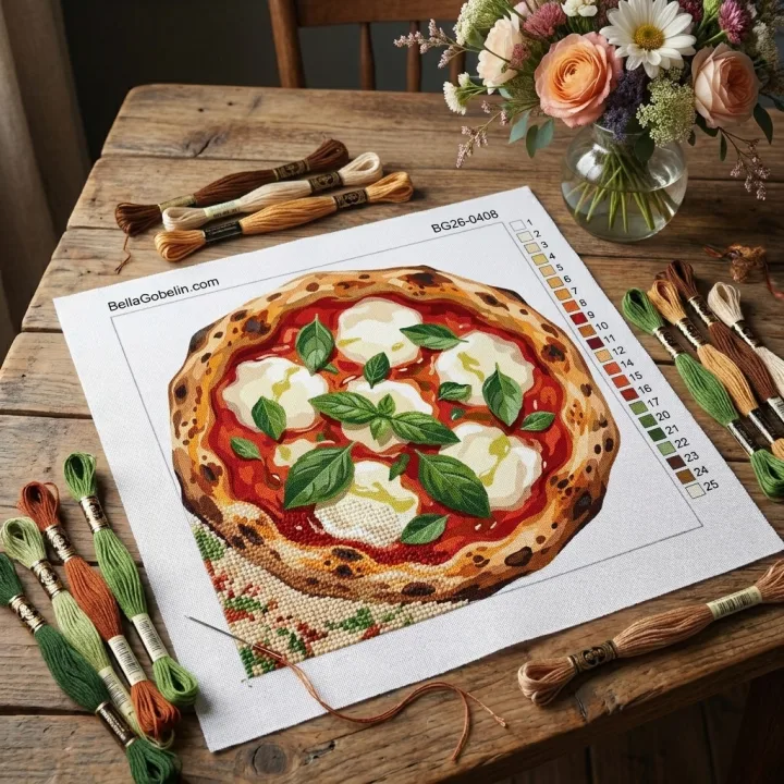 Buffalo mozzarella pizza