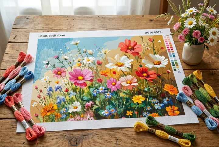 Colorful wildflowers