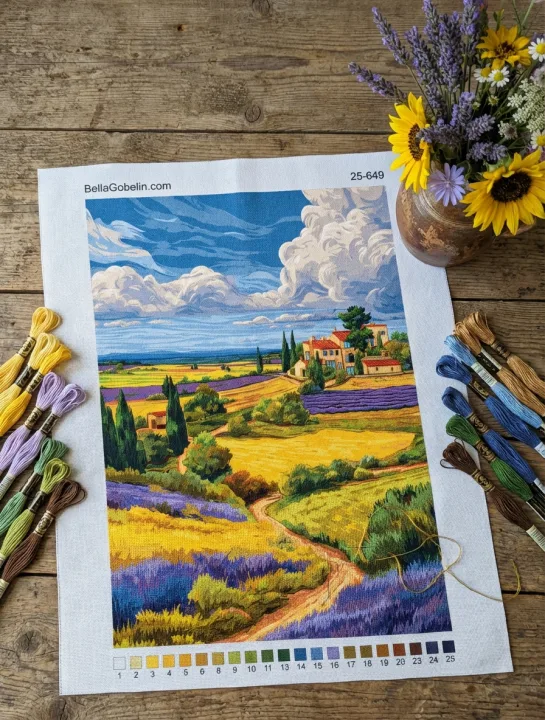 Tajj tal-Gobelin bil-Lavanda