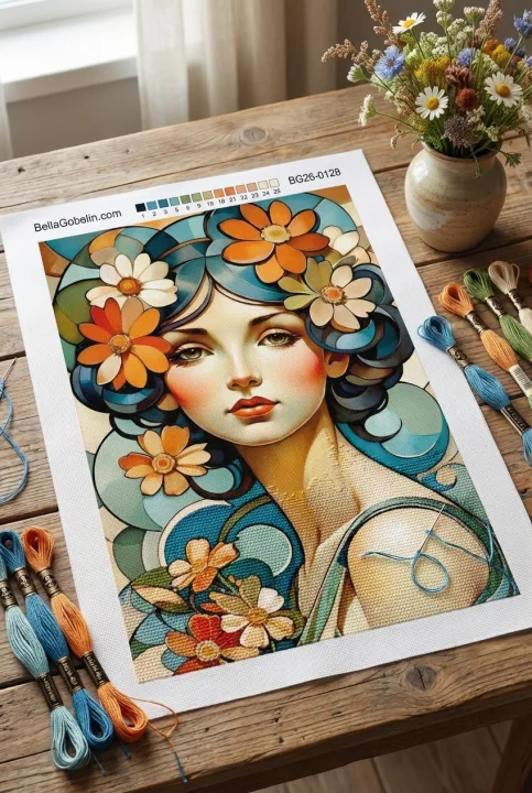 Alphonse Mucha style – BG26-0128