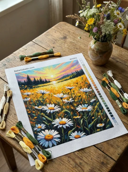 Spring sunset