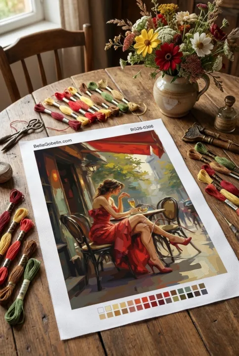 In a Parisian café