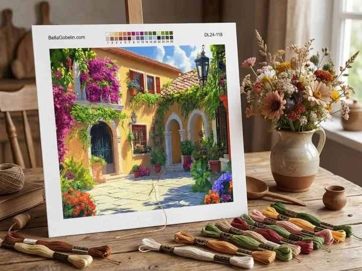 Mediterranean courtyard – DL24-118