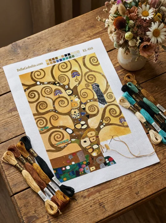 Klimta stila attēls – KL-010