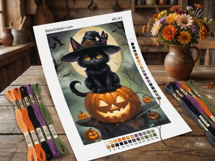 Gato de Halloween