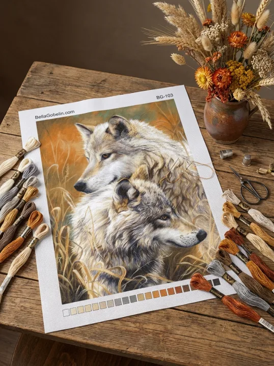 The wolf pair
