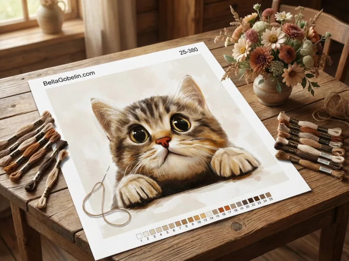 Cute cat face – 25-380