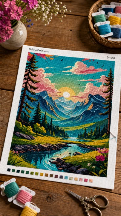 Little brook in the mountains