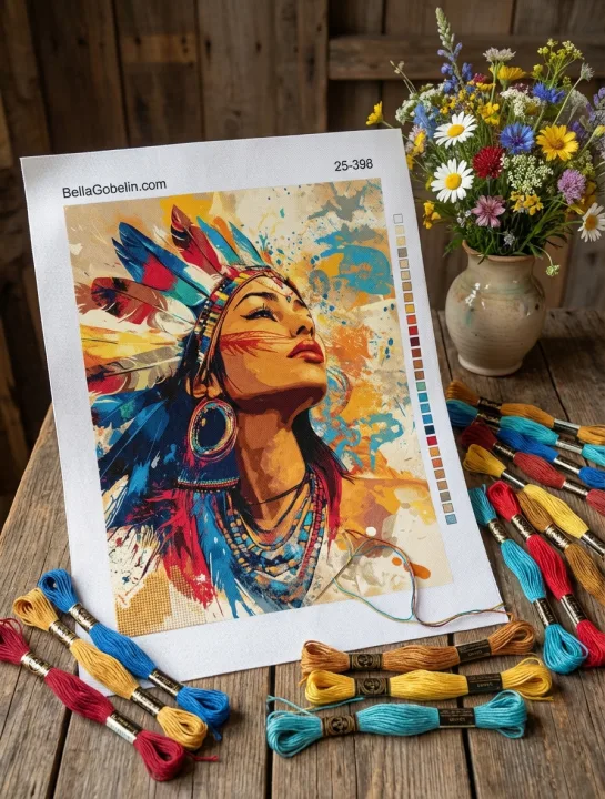 Portrait of an Indian Girl
