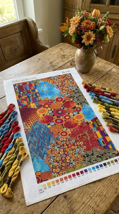Klimta stila attēls – KL-014
