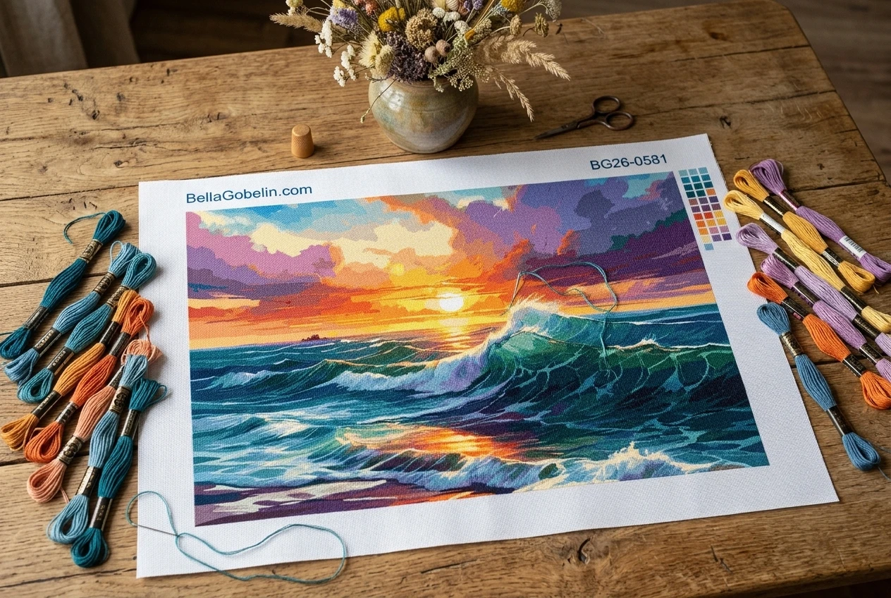 Tramonto sul mare
