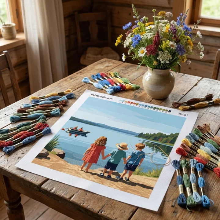 Kinderen bij het meer – 25-981