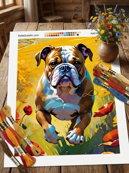 English Bulldog Portrait
