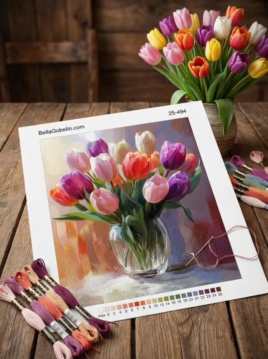 Tulipanbukket – 25-494