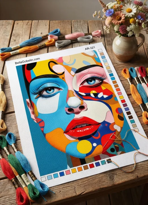 Colorful face