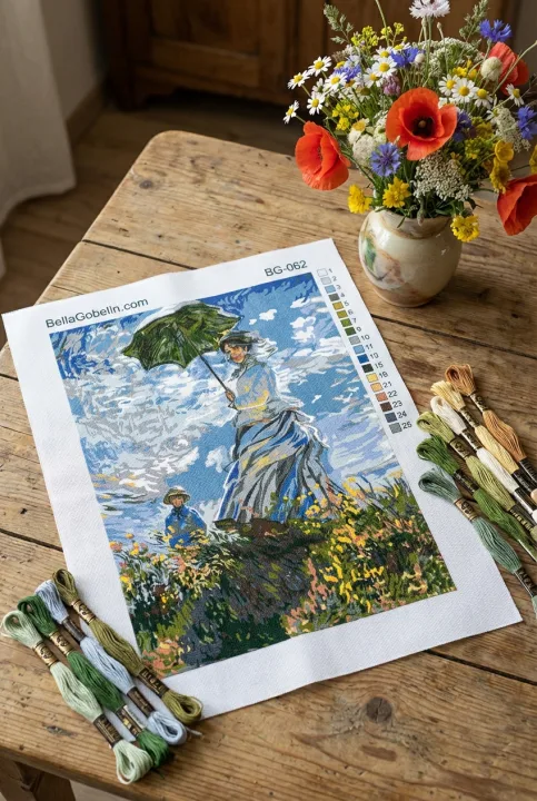 Claude Monet: Donna con ombrello