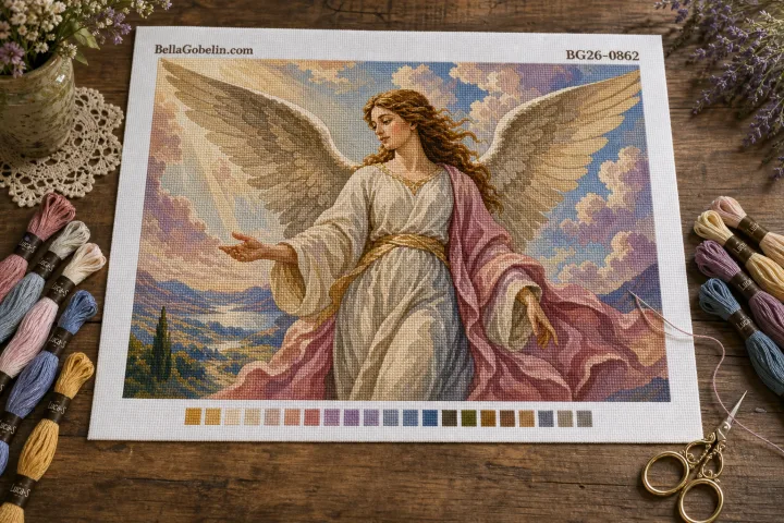 Anjo feminino clássico elegante