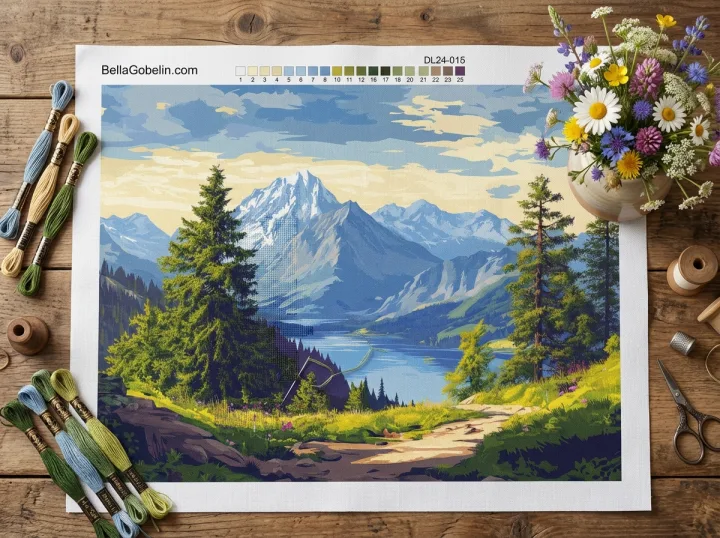 Lake in the Alps