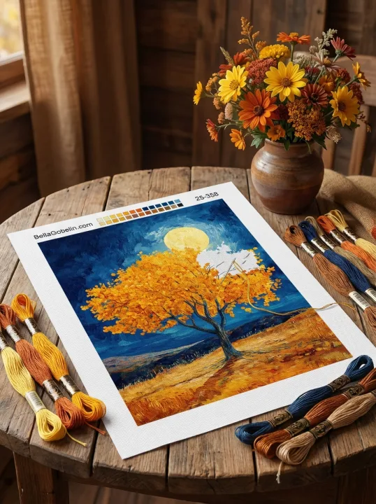 Immagine in stile Van Gogh
