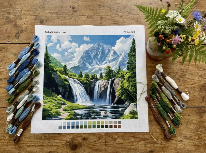 Waterfall in the Alps – DL24-023
