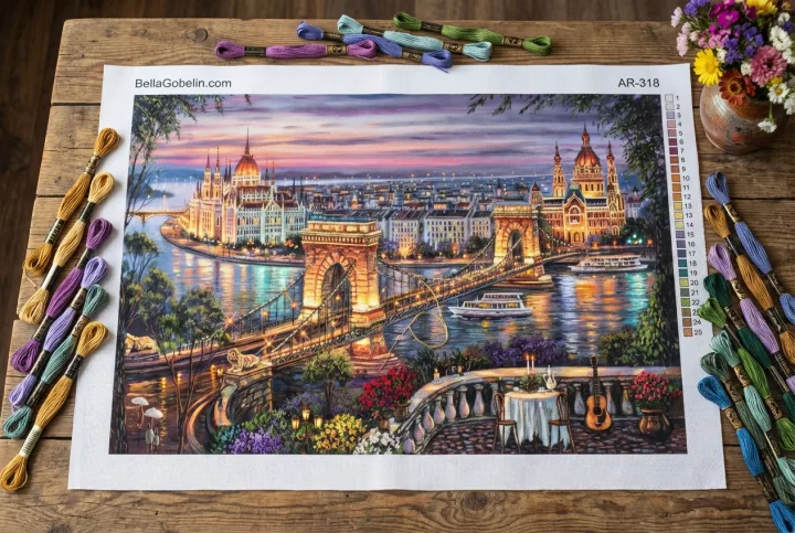 Panorama di Budapest con il Ponte delle Catene