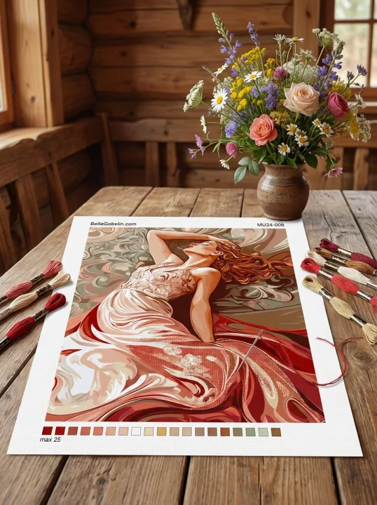 Mucha-tyyli: Makaamalla – MU24-008