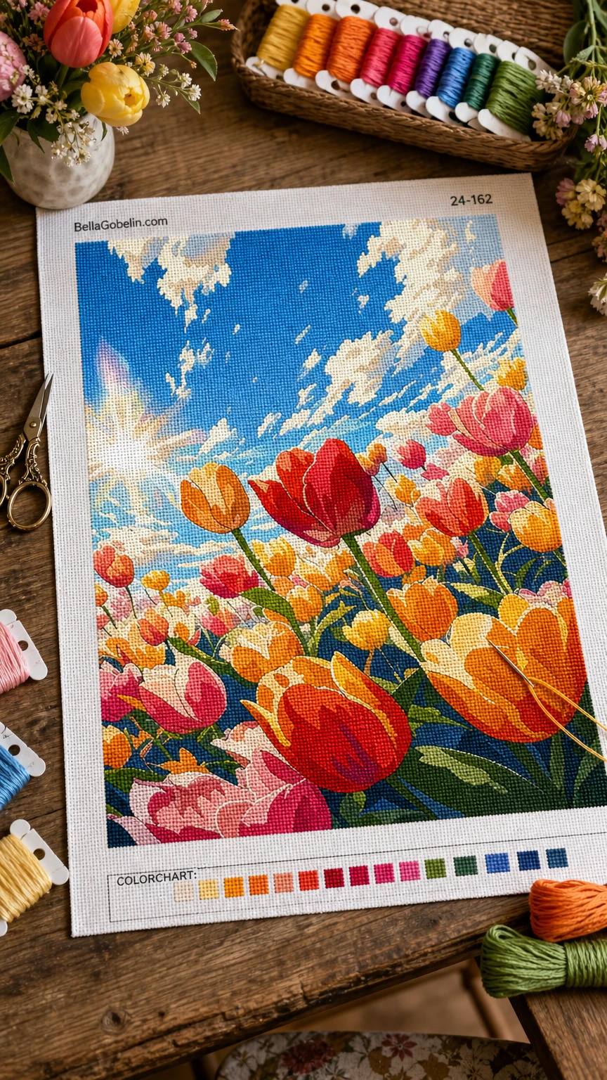 Tulipanes de colores – 24-162