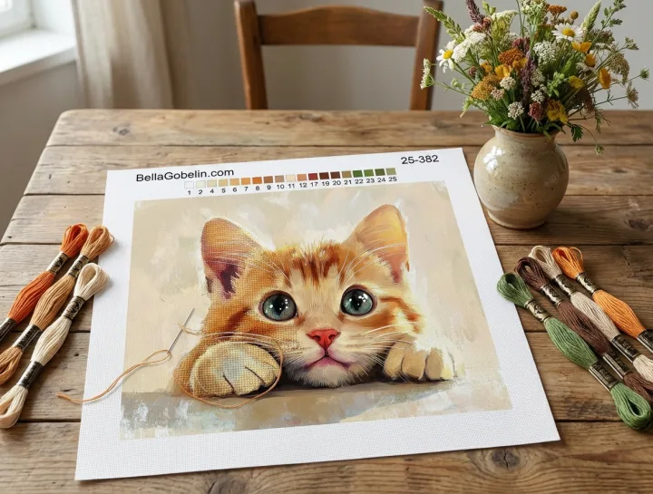 Cute cat face – 25-382