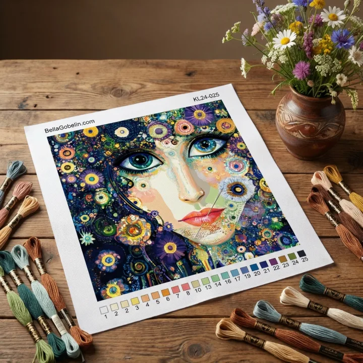 Klimt style: Eyes