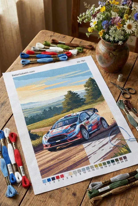 Ford Fiesta ralli autodekartamine