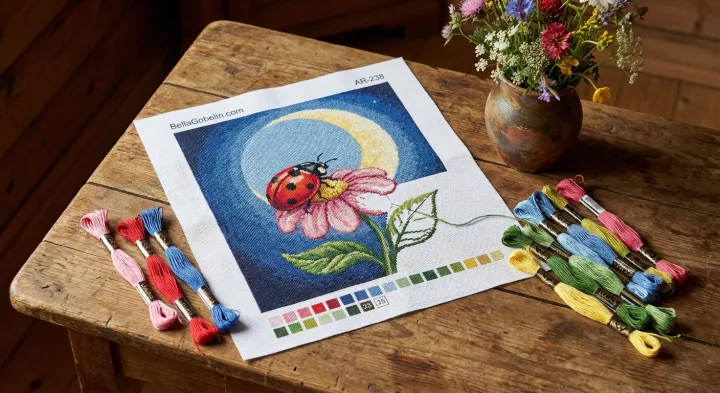 Ladybug in the Night