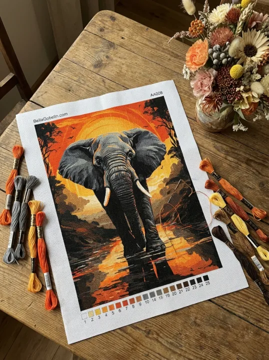 Elefant portræt