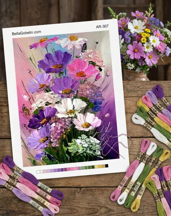Flower bouquet painting – AR-307