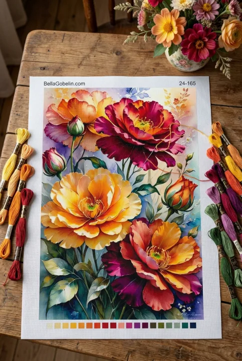 Colourful Roses – 24-165