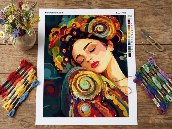 Stil ta' Klimt: Kumin. – KL24-016