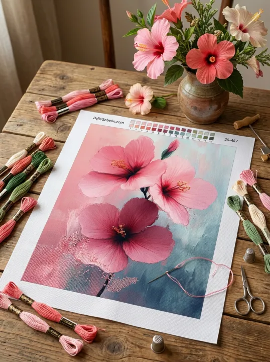 Pinkki kukat