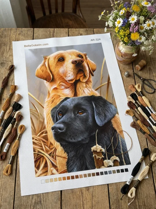 Två Labradorer