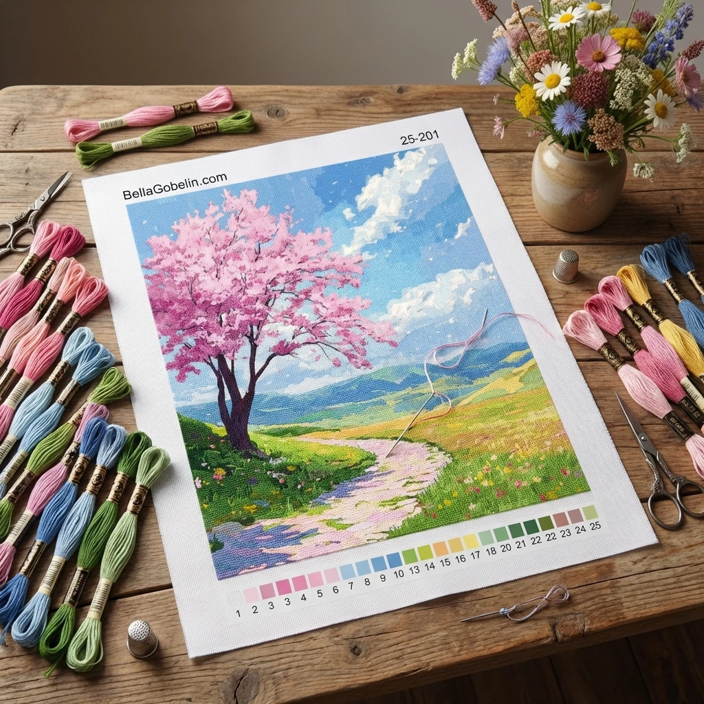 Paysage printanier – 25-201