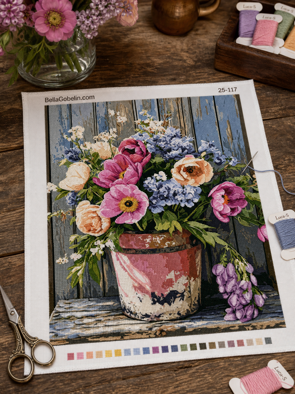 Serie di bouquet romantici – 25-117