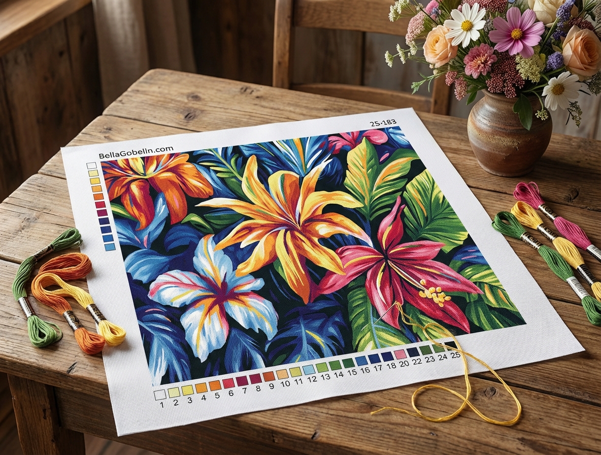 Blossom pattern – 25-183